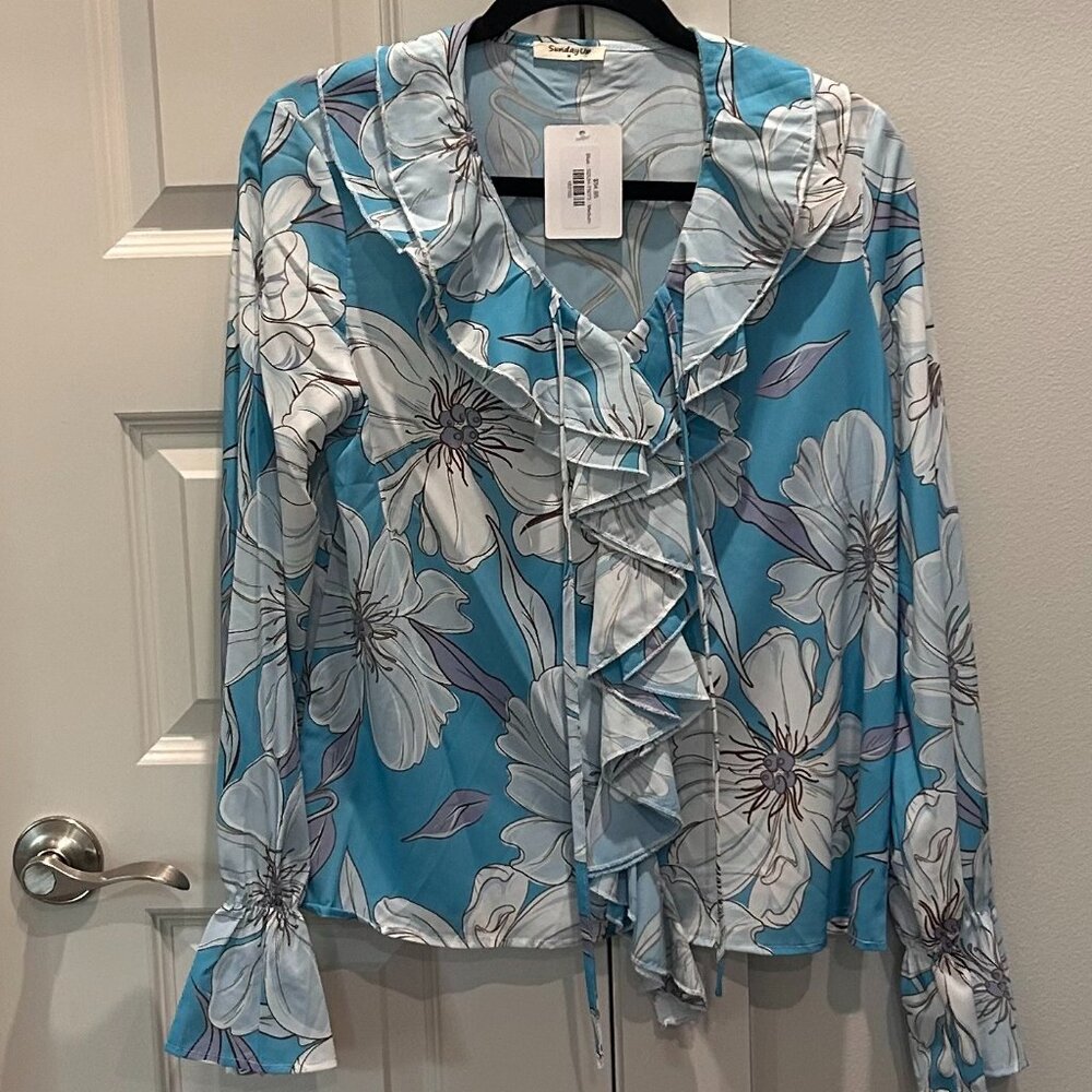 Sunday Up Floral Blouse